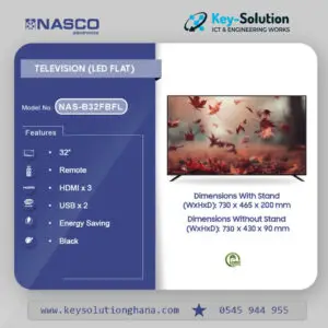 Nasco 32 LED Digital Satellite Television