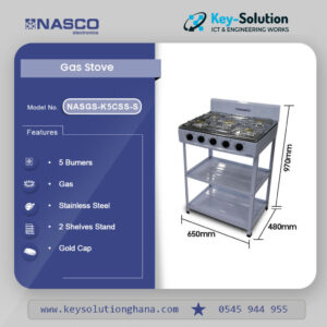 Nasco 5 Burner Gas Stove